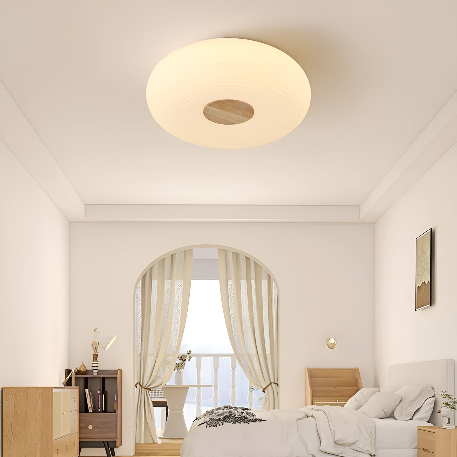 Rund LED Taklampa – Modern, Nordisk Design | Energibesparande & Platt