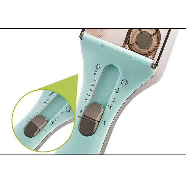 Royallure Justerbar Mätspork – Skopa Set – Glida-för-att-ställa in 6-i-1 Precision, Kök-Rör-Reducerare