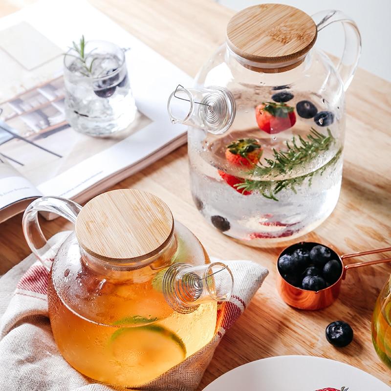 Royallure Transparent Borosilicate Glass Kettle Teapot – Värmebeständig och Visuellt Elegant