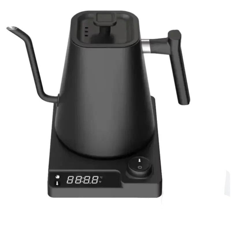 Royallure Elektrisk Gåsnackskanna med Temp Kontroll, Rostfritt Stål Kaffekanna