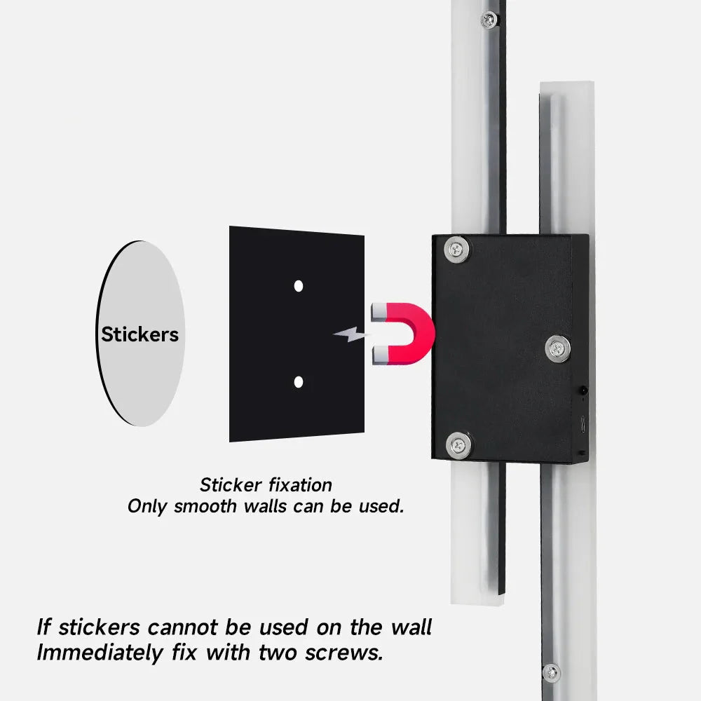 Royallure Uppladdningsbar LED Vägglampa 4400mAh Trådlös med Fjärrkontroll