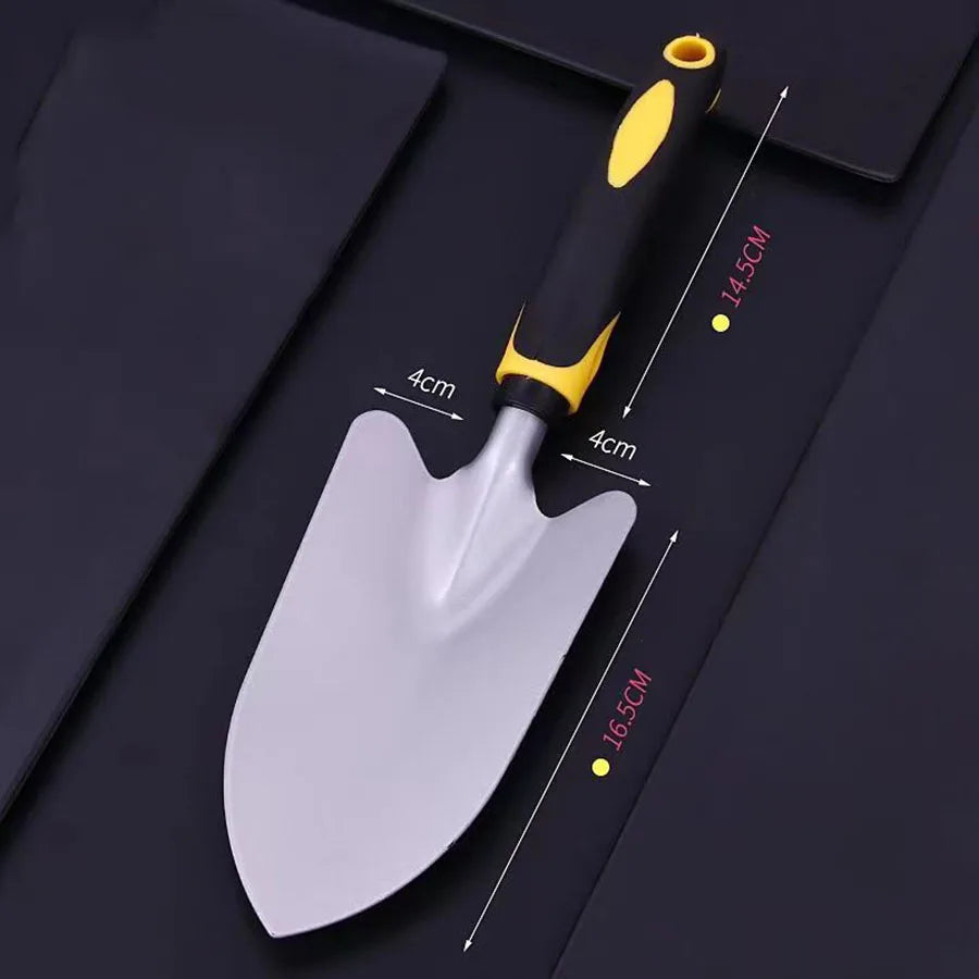 Carvallo Trädgårdsverktygset 4-delat | Rostfritt stål | Hacka & Spade | För grävning, plantering & rensning