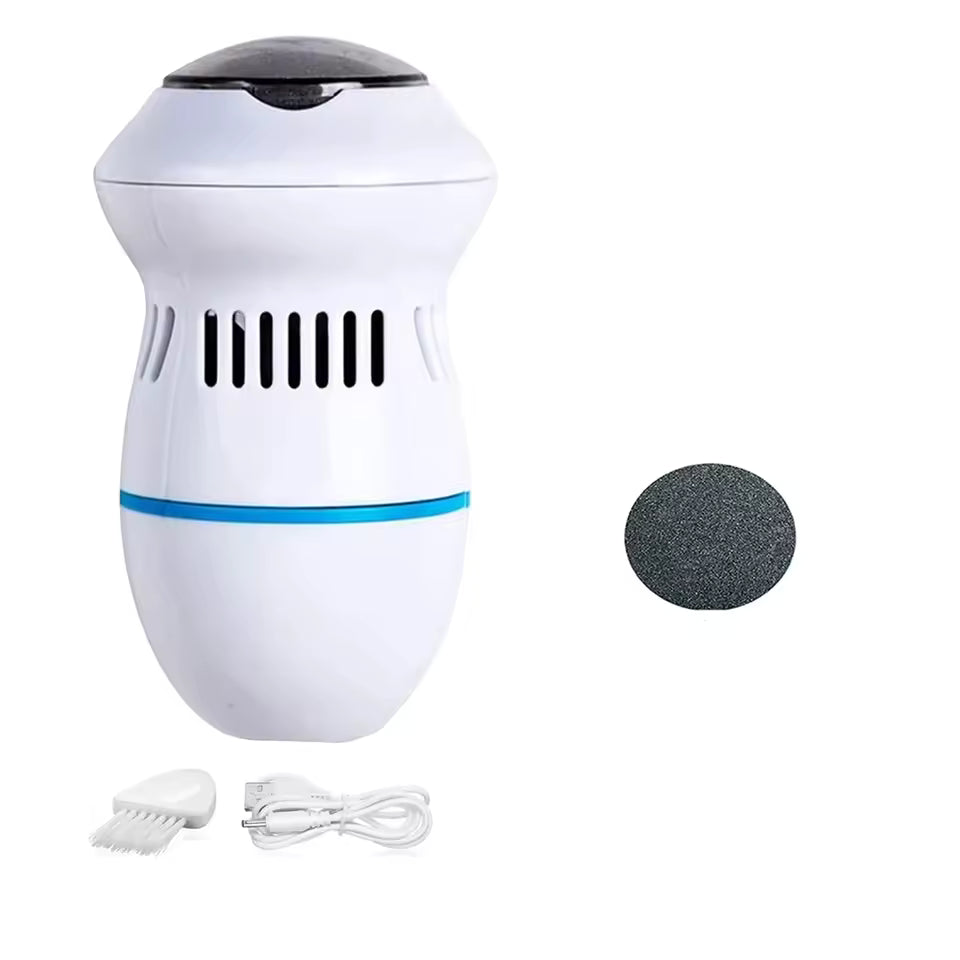 Royallure Elektrisk Fotlikförare med Vakuumfunktion - Uppladdningsbart Pedikyrverktyg för Släta Fötter och Enkel Borttagning av Död Hud