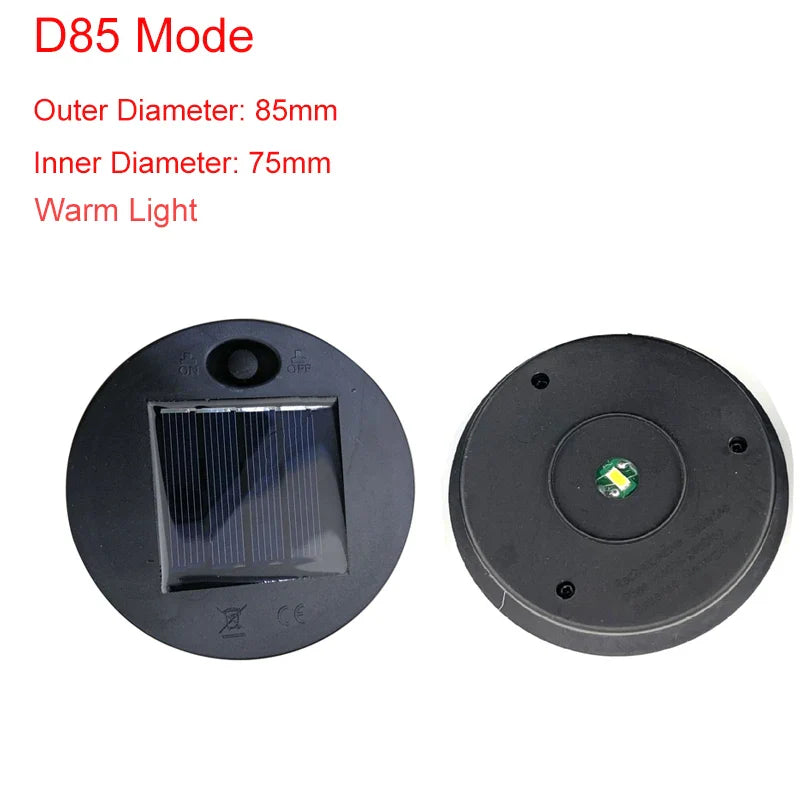 Carvallo Solar-lock ljuster | Vattentät & ljusstyrd | För glasdekoration & trädgår belysning