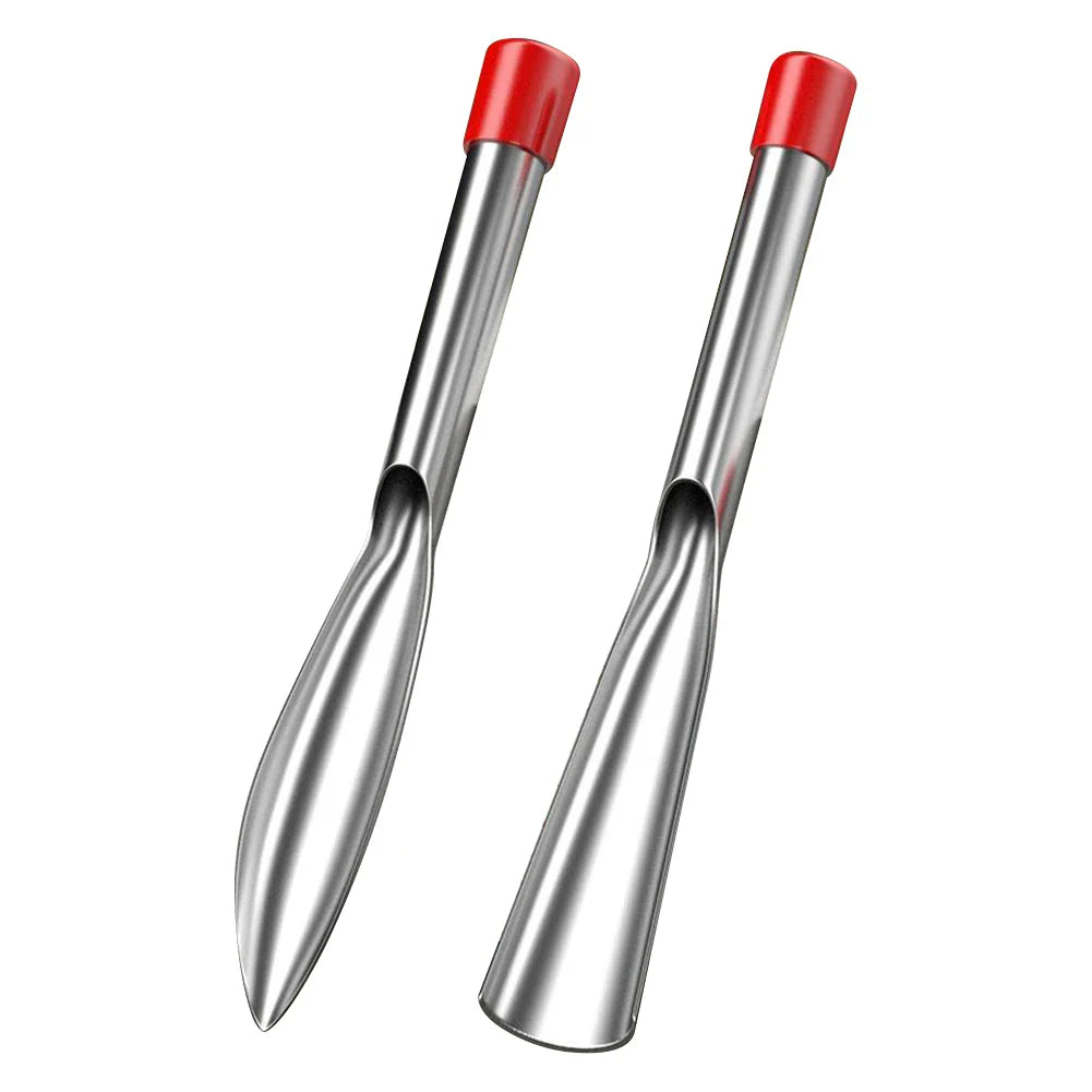 Carvallo 2-delat trädgårdsverktygset | Rostfritt stål plantering spade & ogräsborttagare | Vass & rostfri | För grönsaker, blommor & plantor