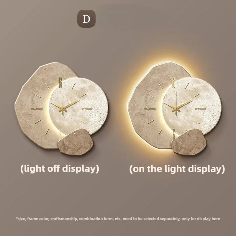 Auralume Circa | LED-belyst väggklocka med modern design