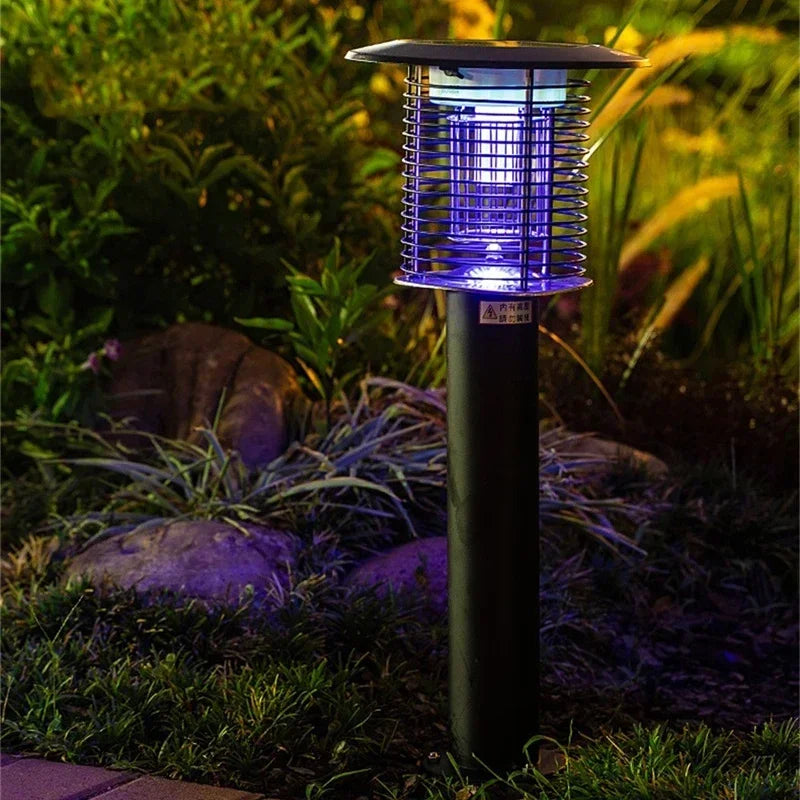 Carvallo – Utomhus mygglampa med dubbelt ljus och solcellsladdning