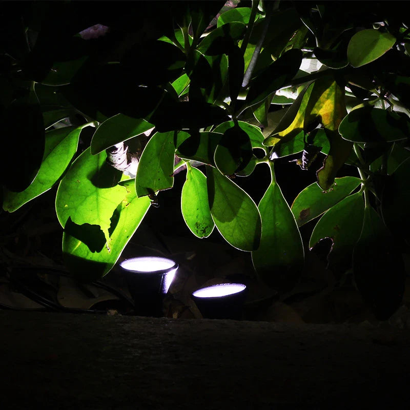 Carvallo-Gartenlicht LumiVerde | 10-i-1 LED System | RGB Färgväxling | IP65 Vattentät | För Gräsmatta, Rabatter & Dekor