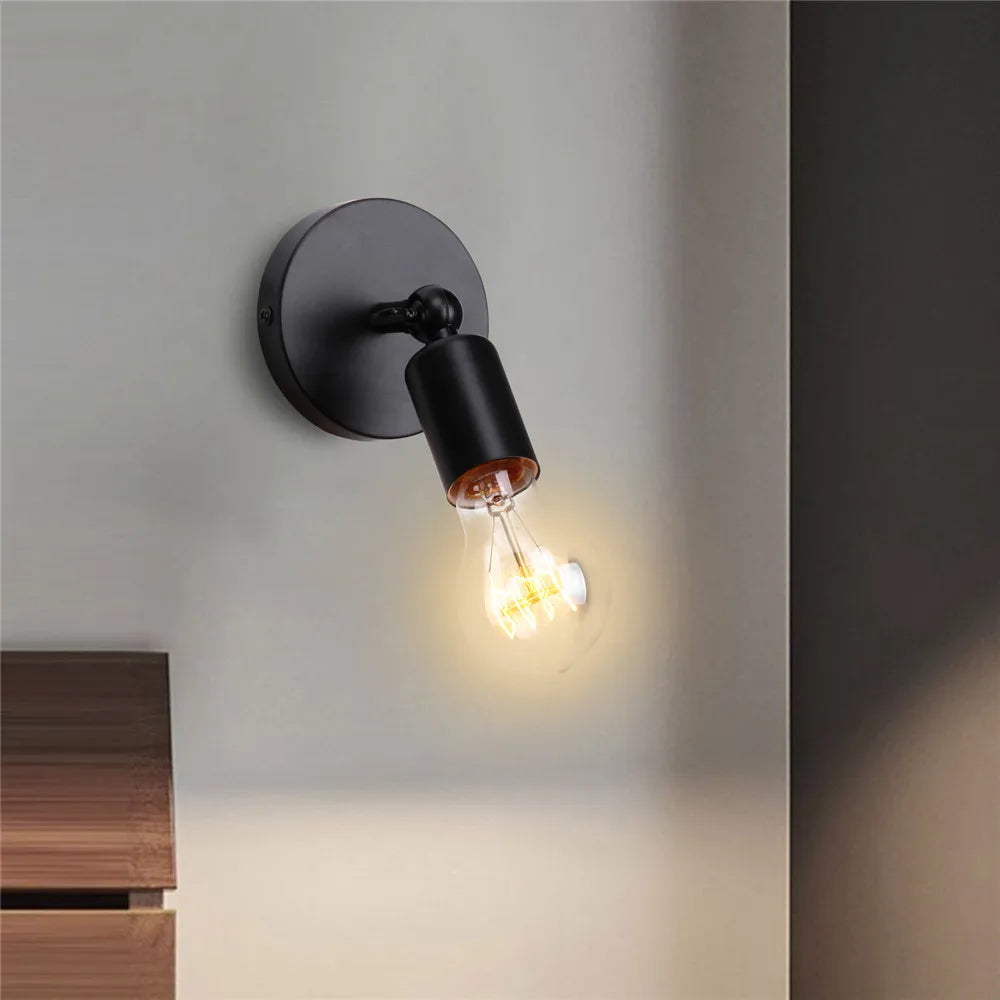IndustriellBrons - Justerbar Retro Vägglampa för Stämningsfull Belysning