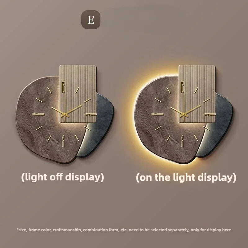 Auralume Circa | LED-belyst väggklocka med modern design