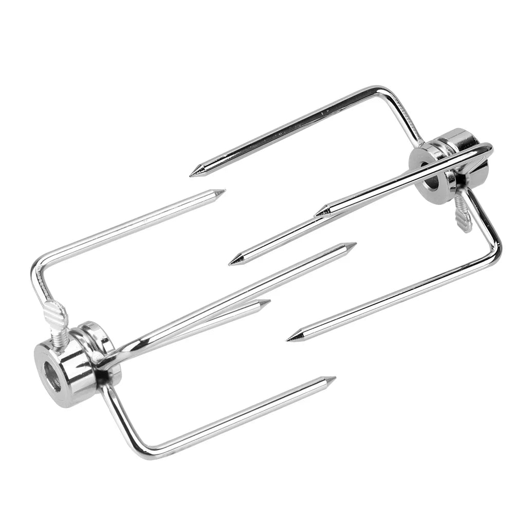 Carvallo Fleischgabeln GrillMeister Pro | 2-pack | Rostfritt stål | För rotisserie & kolgrill