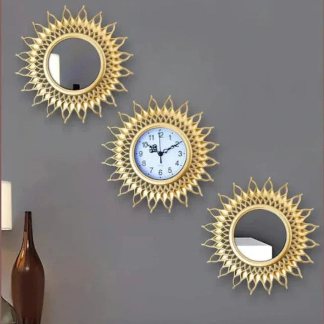 OpalTime – Elegant klocka- och spegelset för sofistikerad modern design och stil