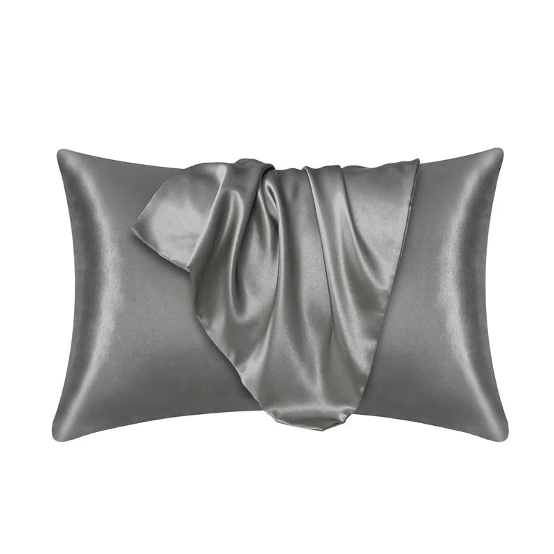 100% Mulberry Silk Pillowcase – Slät, Hypoallergenisk och Lyxig