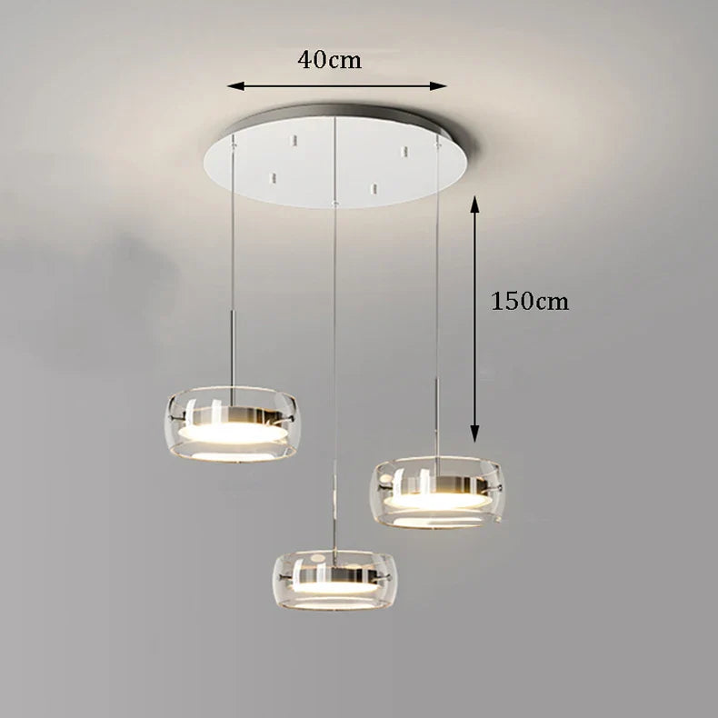 Aurelia Cirka | Ringformad LED-hänglampa för boende- och matområden i modern design