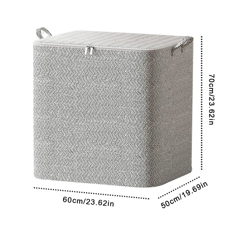 Carvallo VarioFold | Dammtätig & med fönster | Stor kapacitet | Textilförvaringsbox