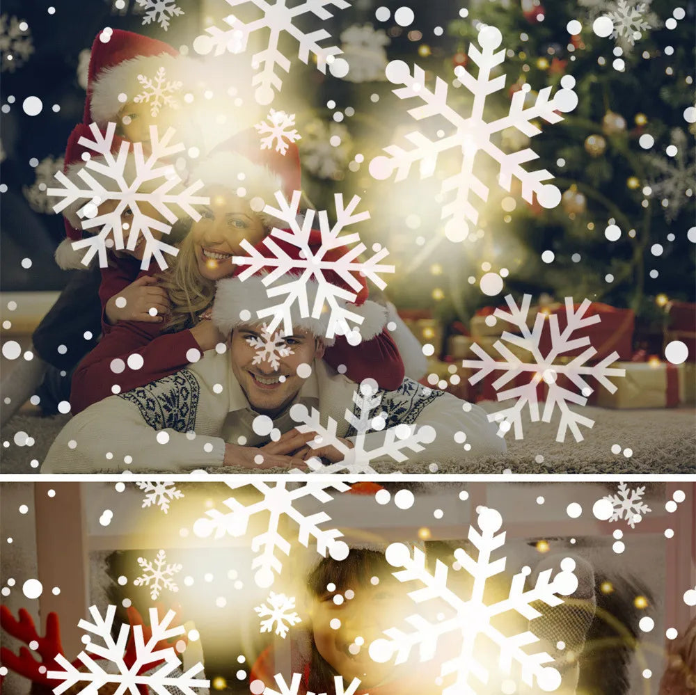 Carvallo - LED Snöflingeprojektor För Feriestämning