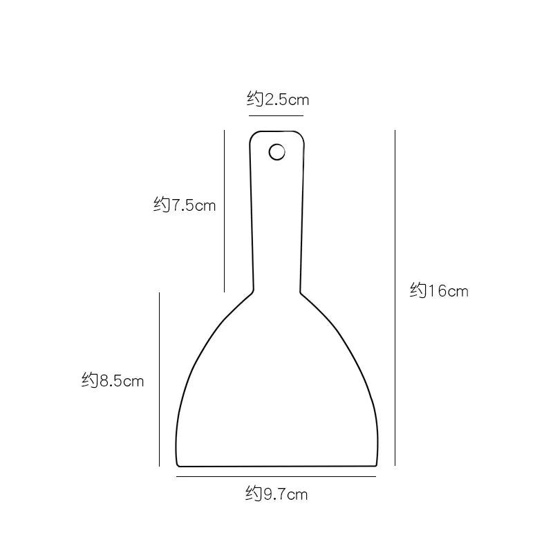 Carvallo Teigskrapa & Bakassistent | Multifunktionell | Ergonomisk & Lätt | För Tårtor, Pizza & Bakverk