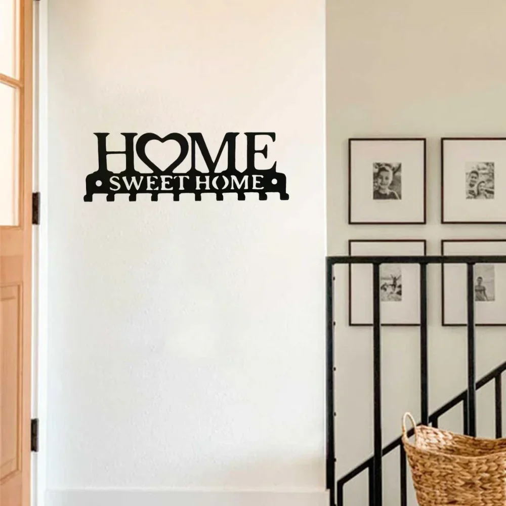 Elegant Väggmonterad Nyckelhållare - En Stilren Lösning för Nycklar och Tillbehör