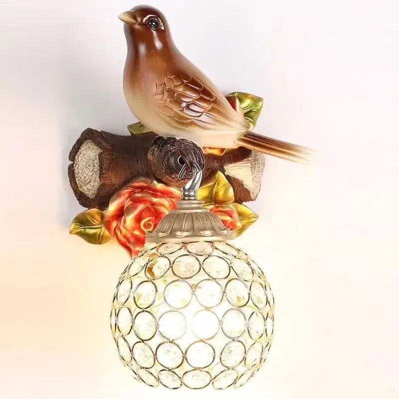 BirdGlow - Modern LED Vägglampa för Vardagsrum och Sovrum