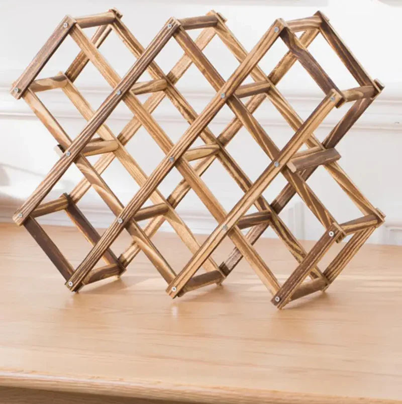 Carvallo - Ihopfällbar furu förvaringsställning