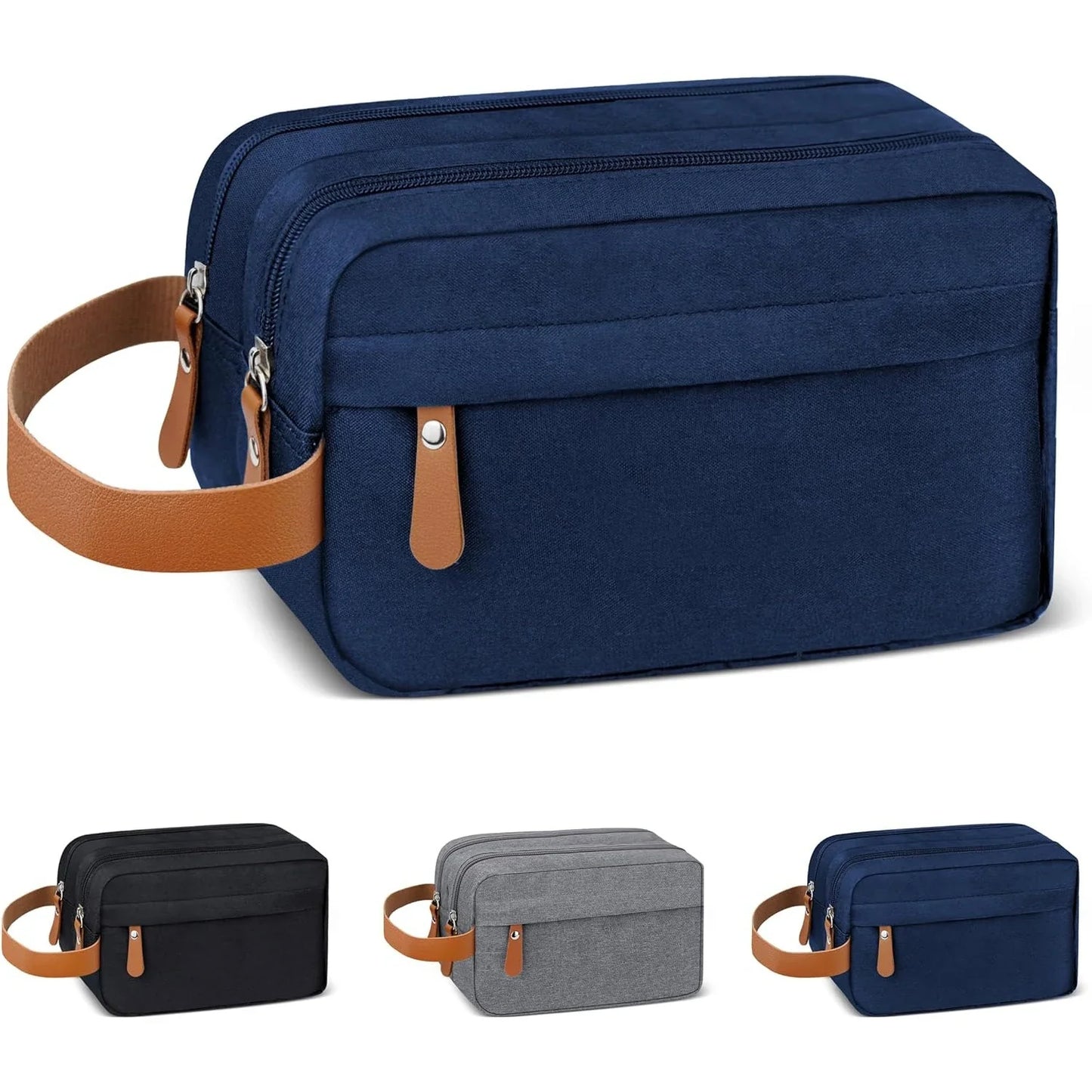 Carvallo kulturväska för upphängning för herrar | Vattenavvisande & Rymlig | Canvas-resväska med många fack