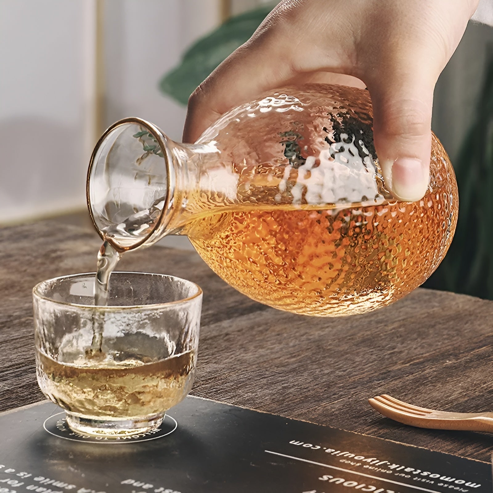 Japanskt glas-set – Elegant sake- & whisky-set | Perfekt för bar & hem