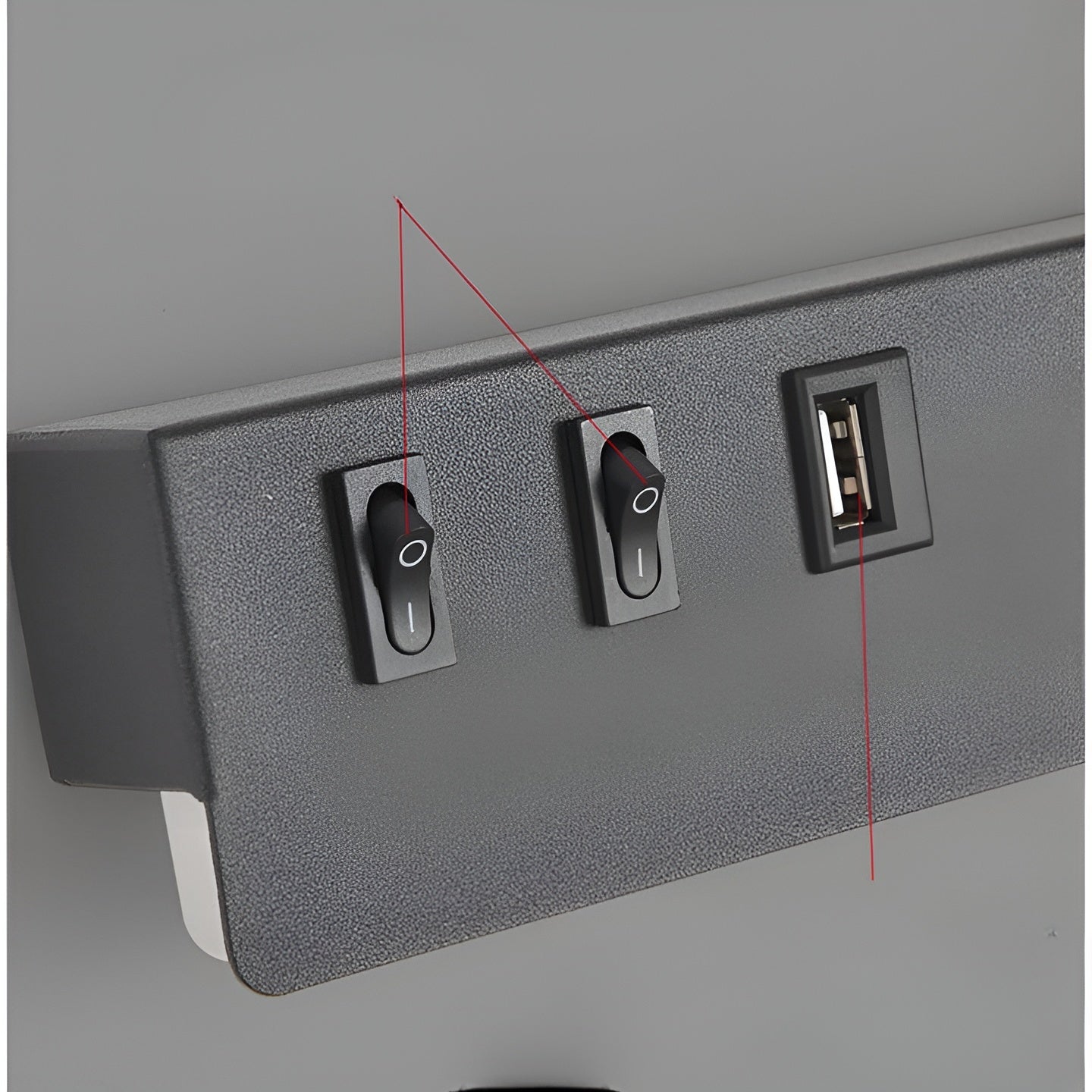 NordicBright Light - Nordic LED Vägglampa med Switch