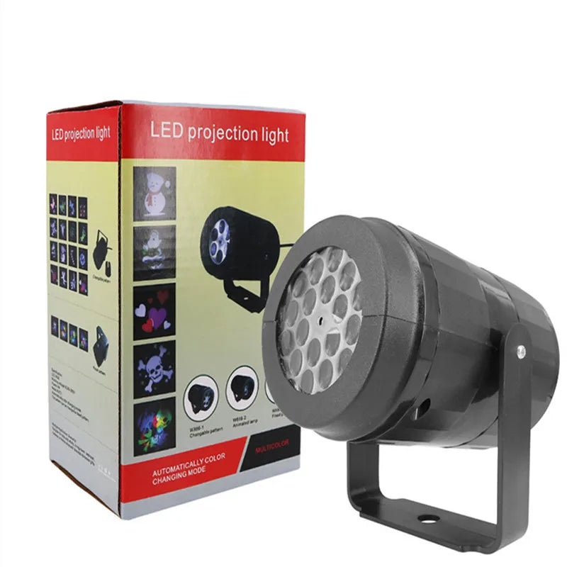 Carvallo - LED Snöflingeprojektor För Feriestämning