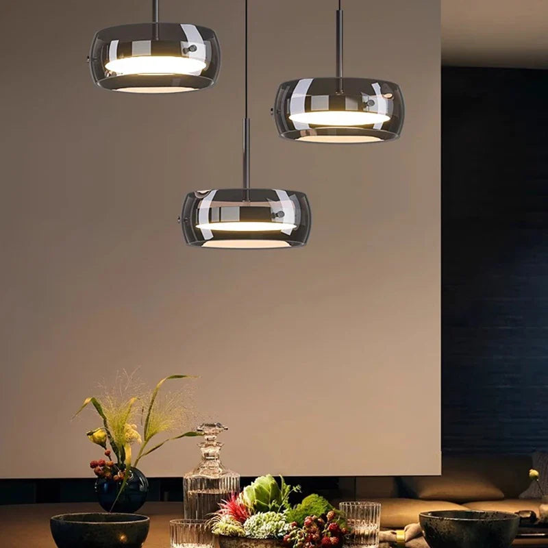 Aurelia Cirka | Ringformad LED-hänglampa för boende- och matområden i modern design