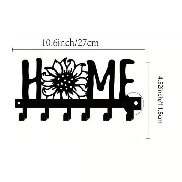 Elegant Väggmonterad Nyckelhållare - En Stilren Lösning för Nycklar och Tillbehör