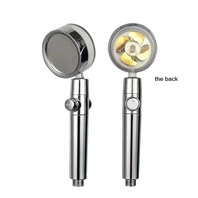 360° roterbar högtrycksduschhuvud med turbo-proppeller – vattensparande & kraftfull 🚿