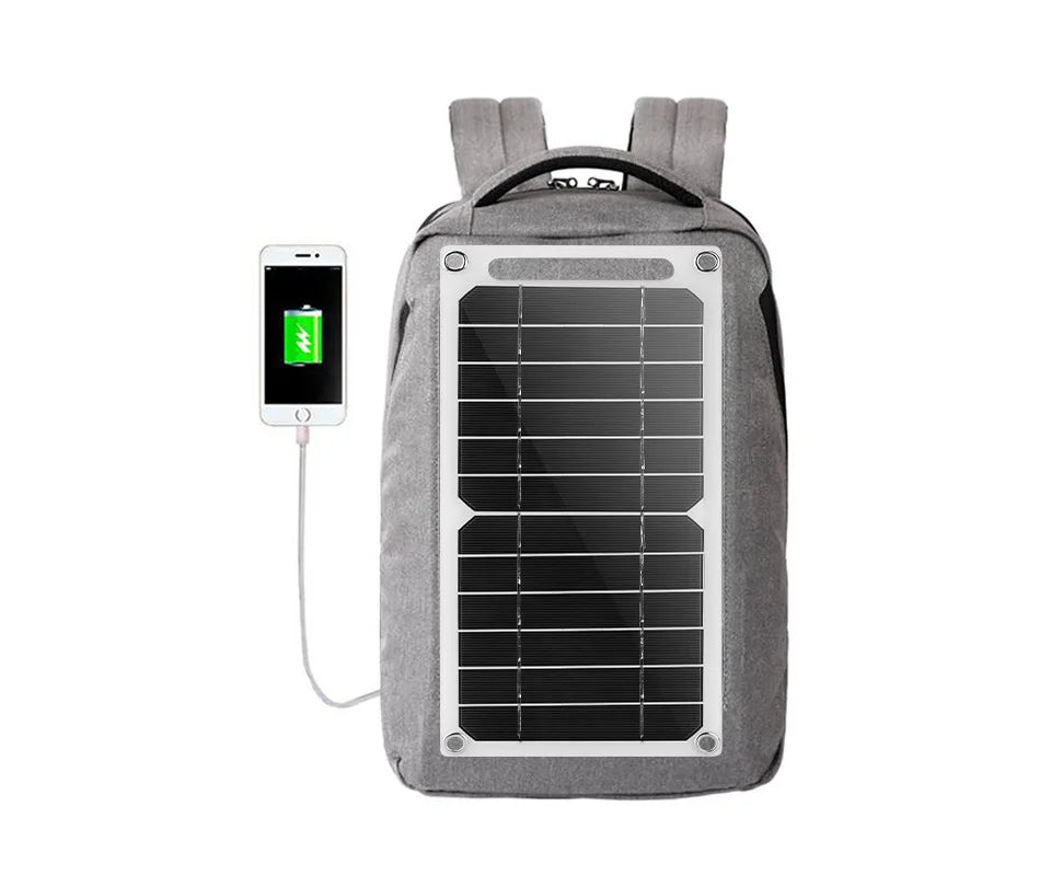 Carvallo-Ladepanel Sunvergo 5V | 5 W | USB-utgång | Kompakt & väderbeständig | För smartphone, powerbank & utomhuselektronik