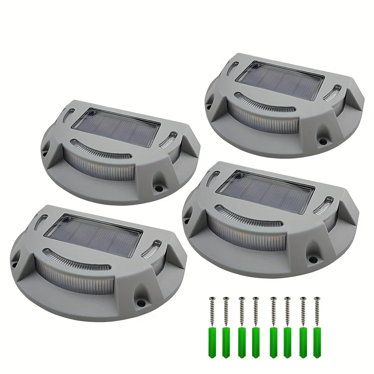 Carvallo Solar-Trappbelysning 2-i-1 | Varmvit & Kallvit | Vattentålig IP65 | För Utomhus, Trappor, Vägar & Infarter