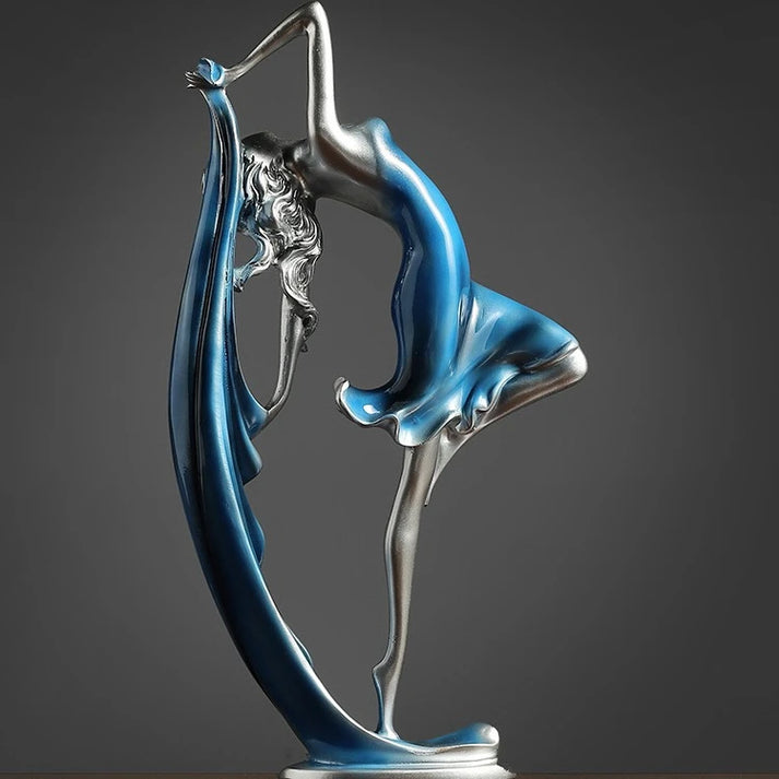 Carvallo - Elegant dansskulptur med flytande linjer och dynamisk form