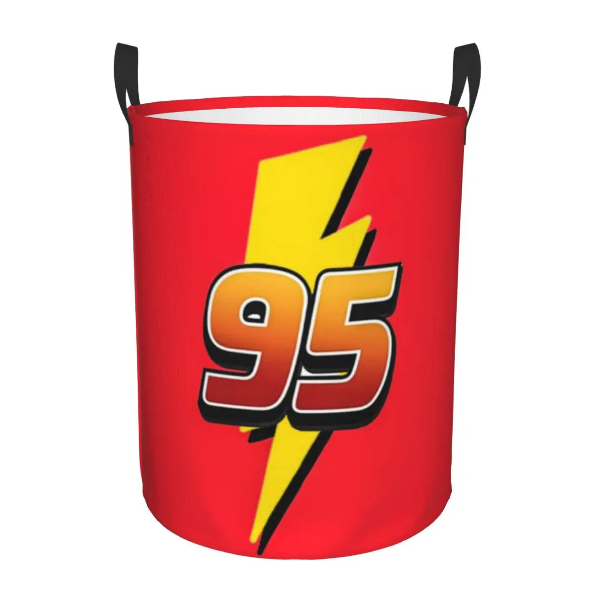 Bilar Lightning McQueen Tvättkorg – Rymlig och Fällbar Korg för Kläder