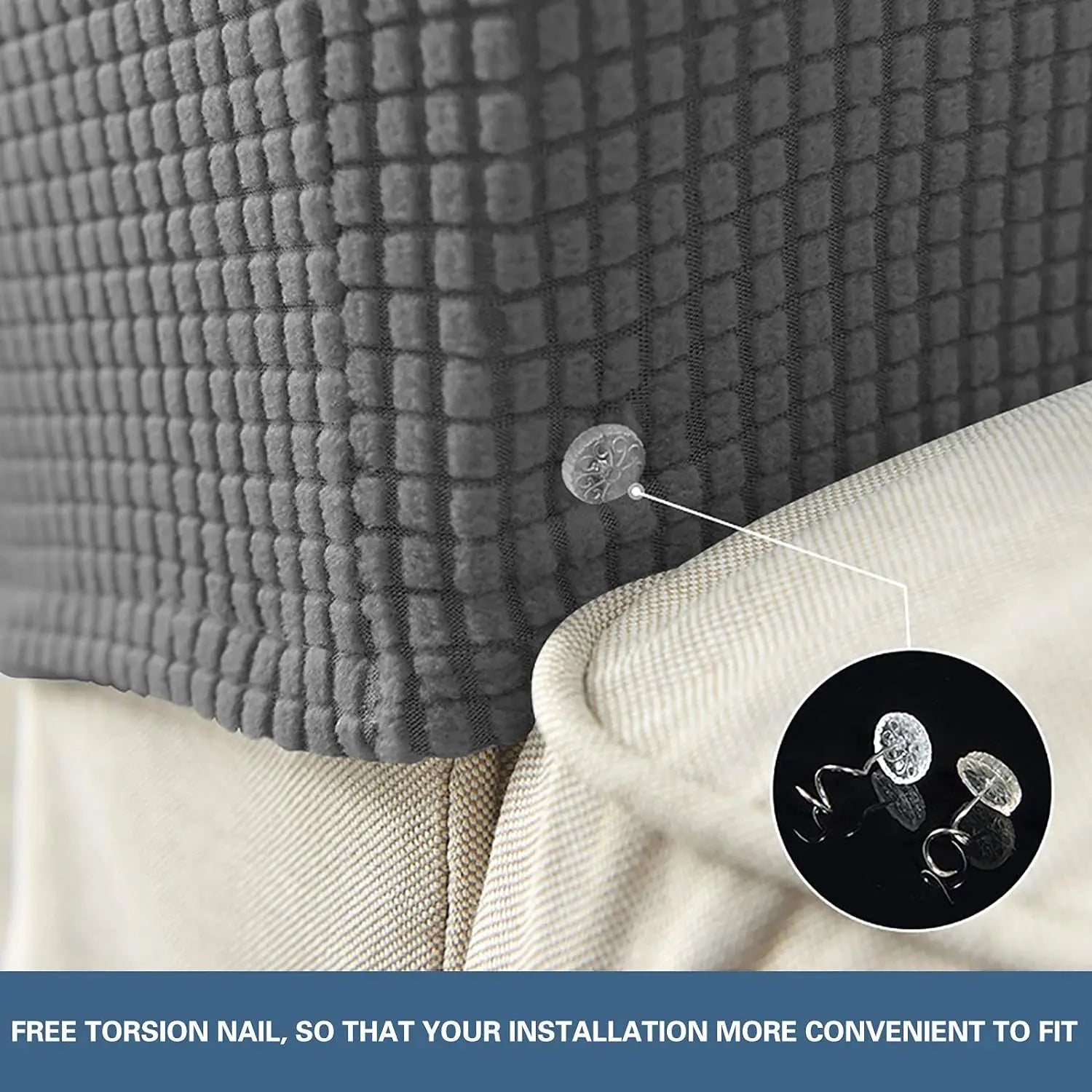 2-delad Stretch Armstödsskydd – Vattentäta Vadderade Soffarmsskydd