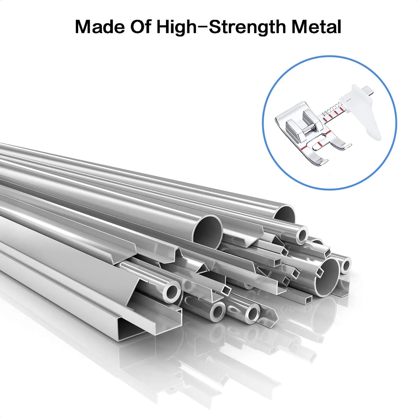 Carvallo Justerbar Syppress | För Brother, Singer, Janome & mer | Ideal för Broderi | Snap-On-System