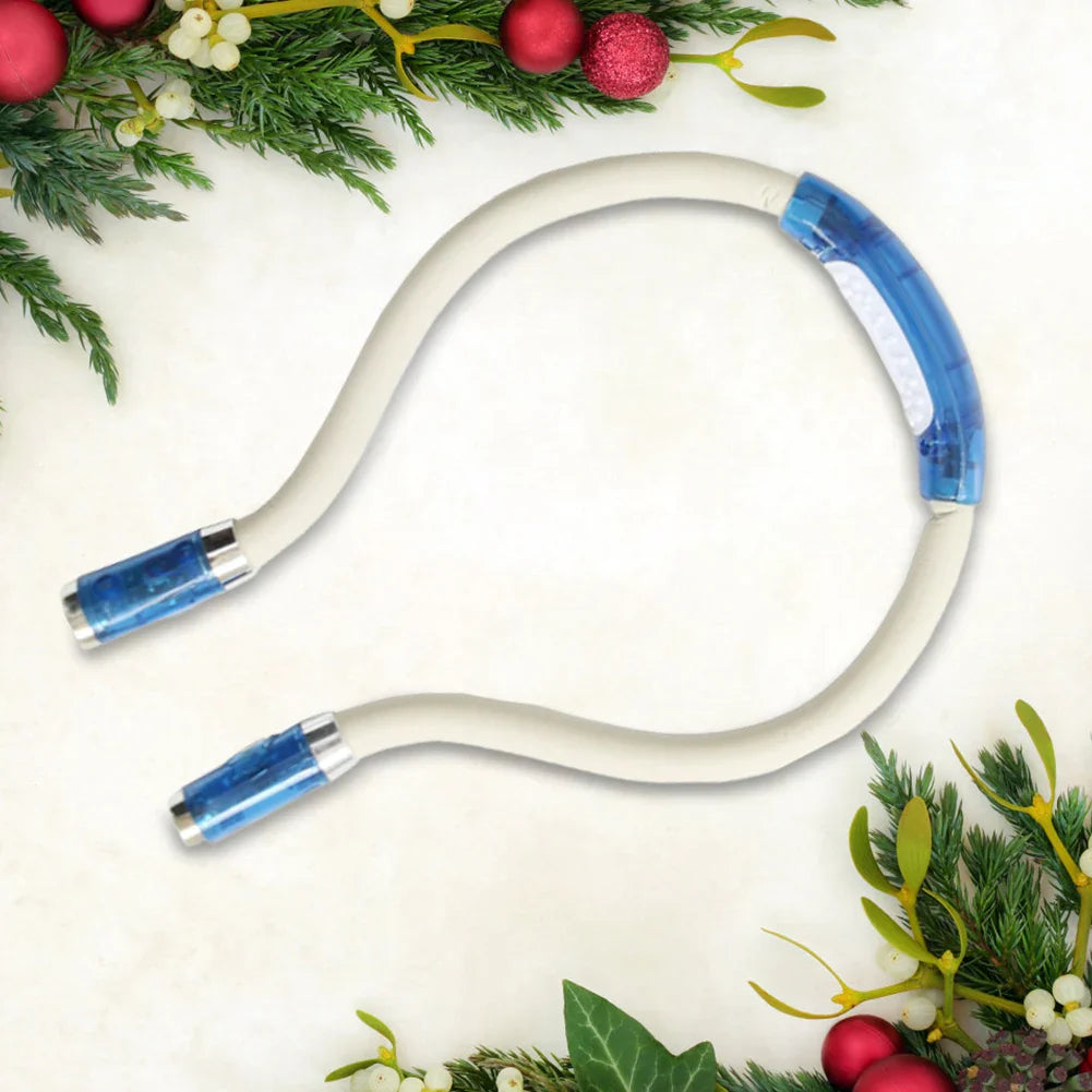 Flexibel handsfree stick- och virkningslampa – LED-halslampa för hantverk och läsning