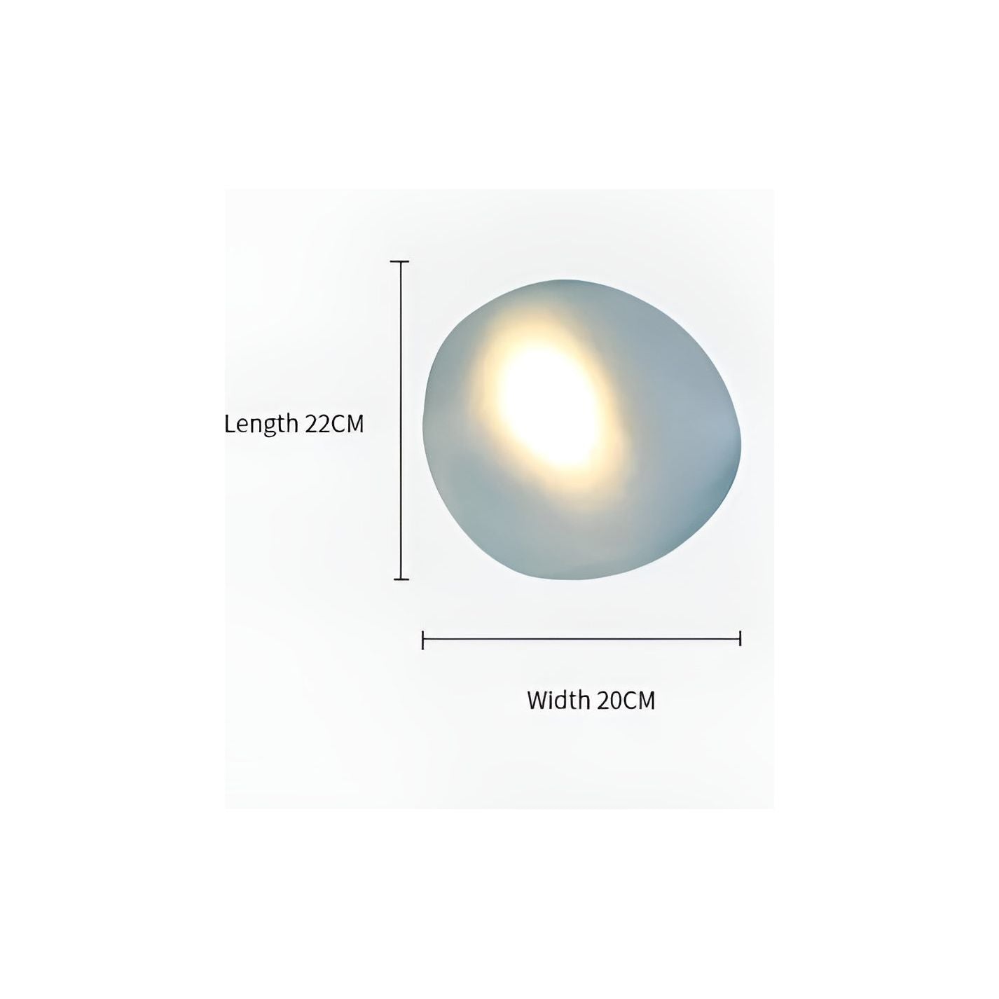 AuroraGlass Light - Nordisk glasfönster vägglampa