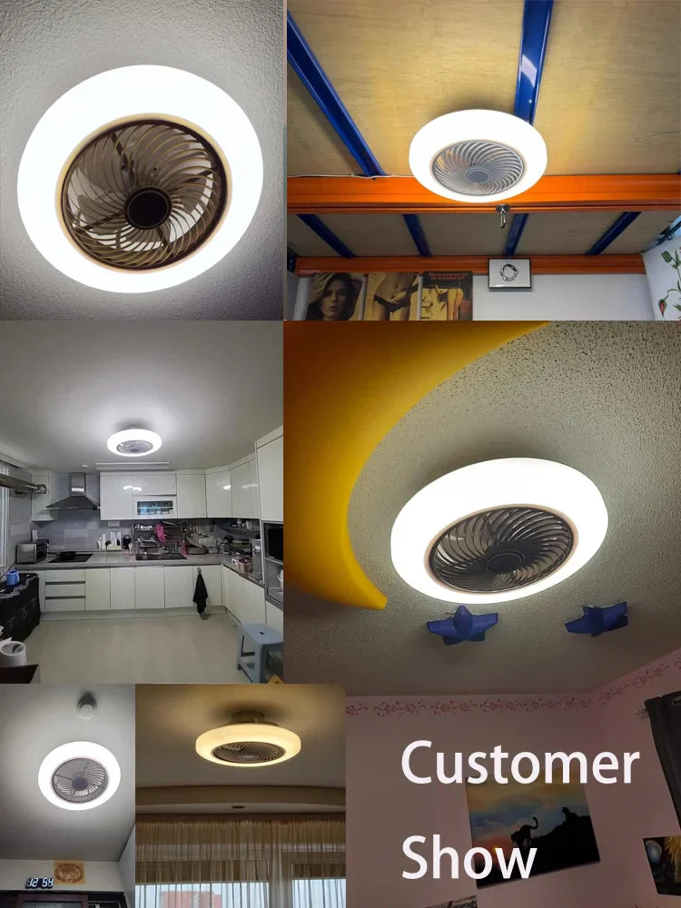 Aeralis Fold | Intelligent takfläkt med ljus och infällbara vingar – tyst & fjärrstyrd