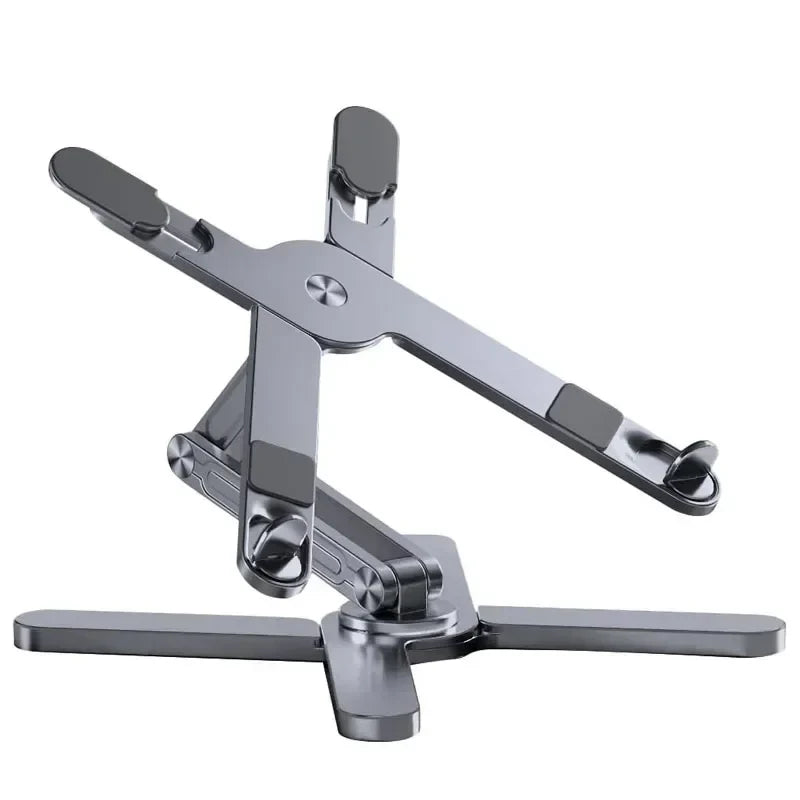 Carvallo Pro | Fällbar Laptopstativ i aluminium | Höjdjusterbar & Ergonimisk | För 10–16" bärbara datorer & surfplattor