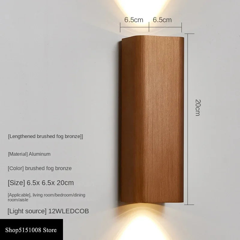 GlowLuxe - Modern LED Vägglampa för Sovrum & Korridor