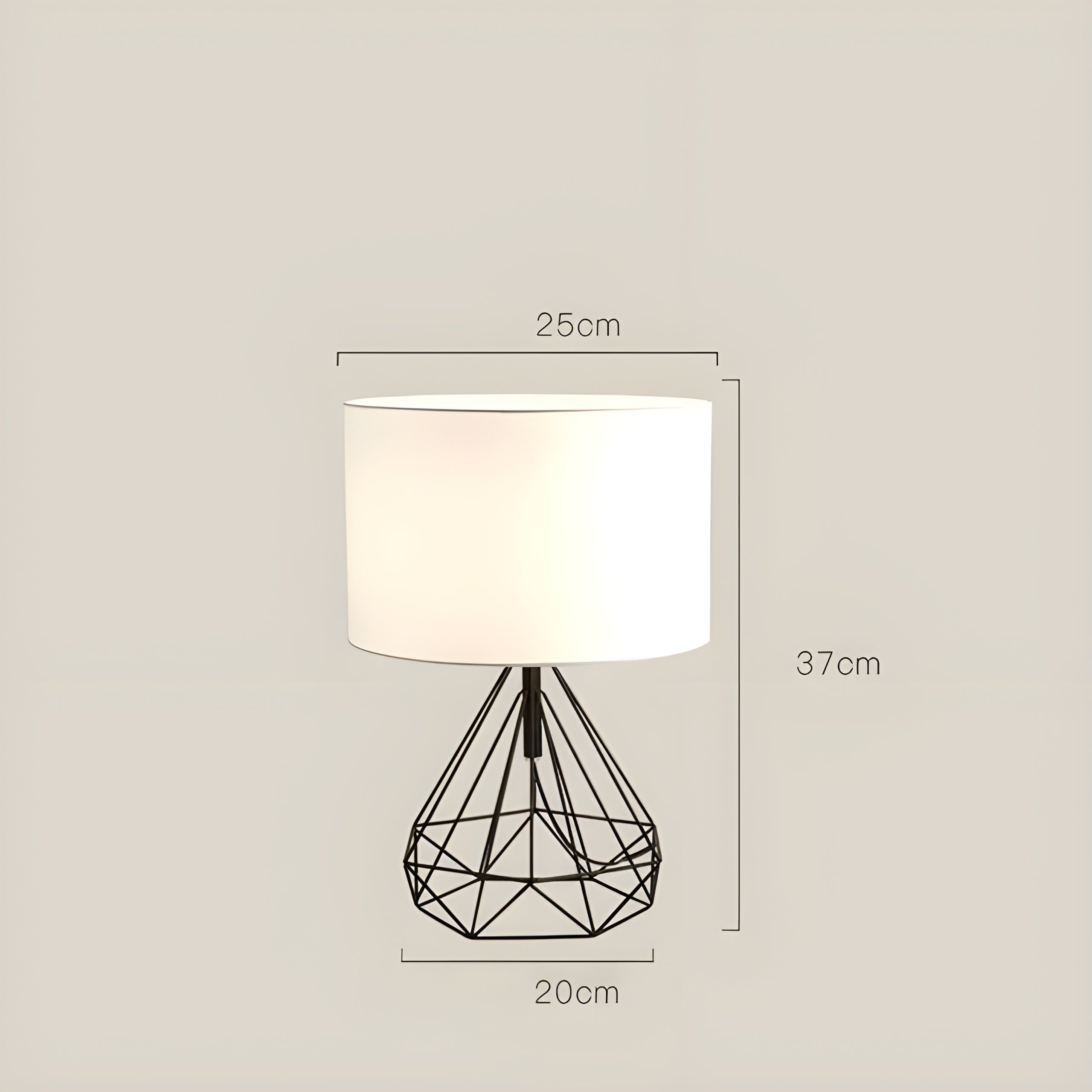 SkandiShade Lampa - Dekorativ BordsLampa i Skandinavisk Design