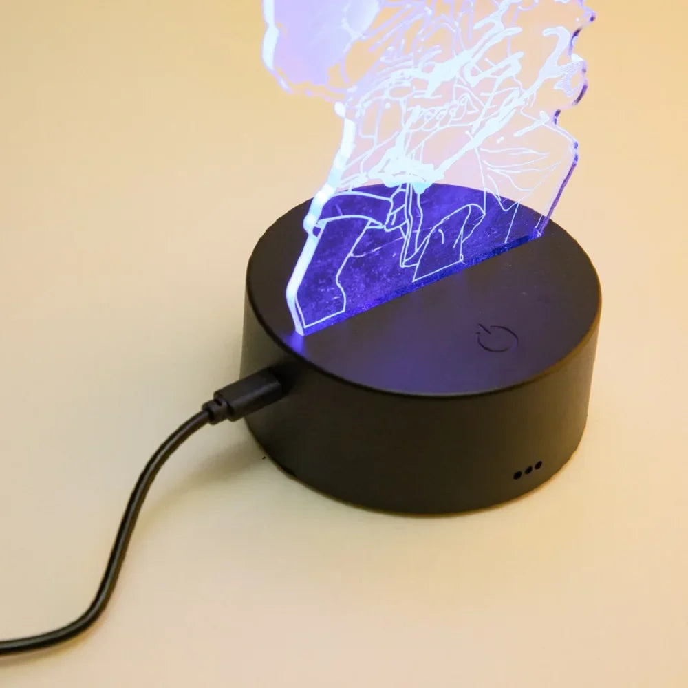 Mångsidig LED Spelkaraktärer Lampa - Lekfull belysning för spelare