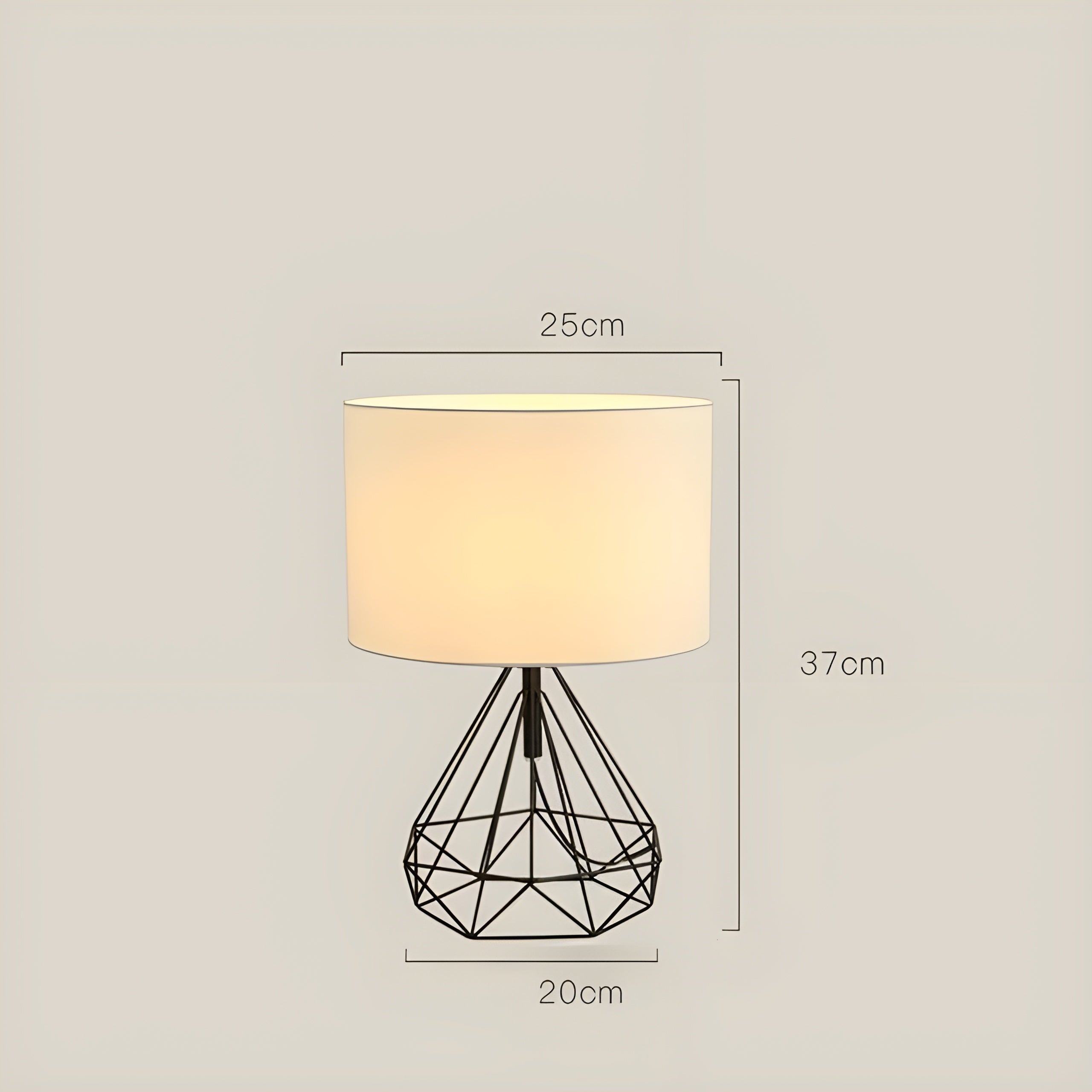SkandiShade Lampa - Dekorativ BordsLampa i Skandinavisk Design