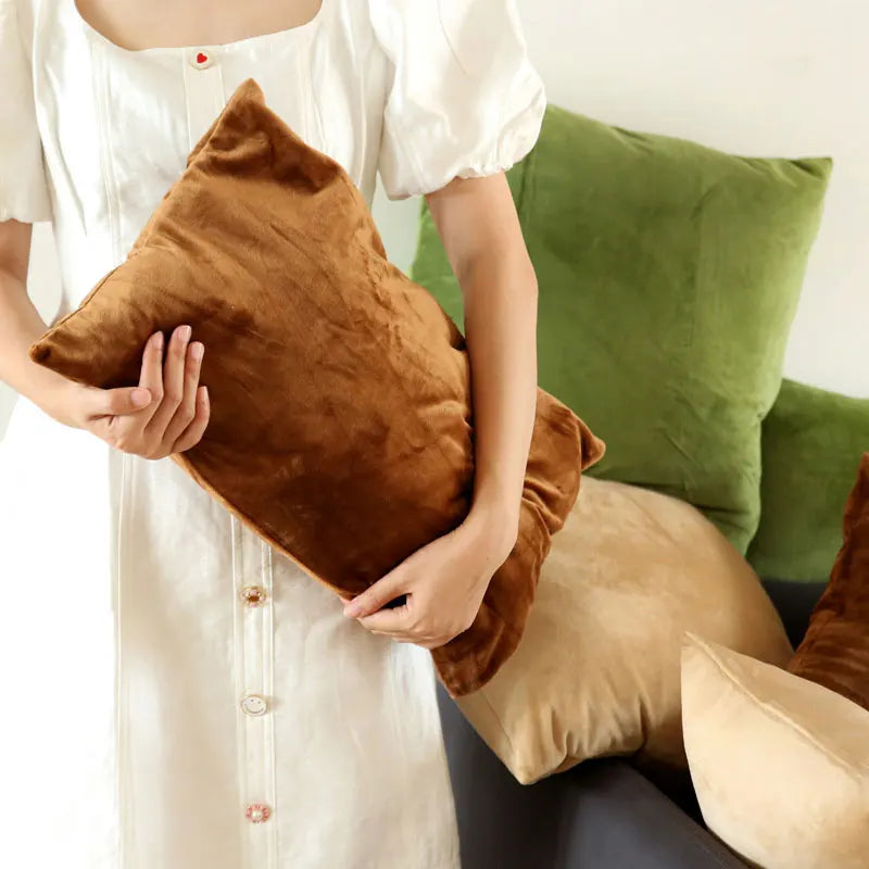 Aemilia – Sammet Dekorationskuddar i glada godisfärger för soffa & sovrum