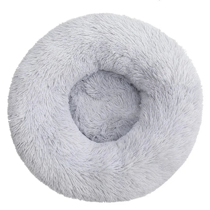Super Soft Round Pet Bed – Plush, Cozy & Comfortable for Cats & Dogs