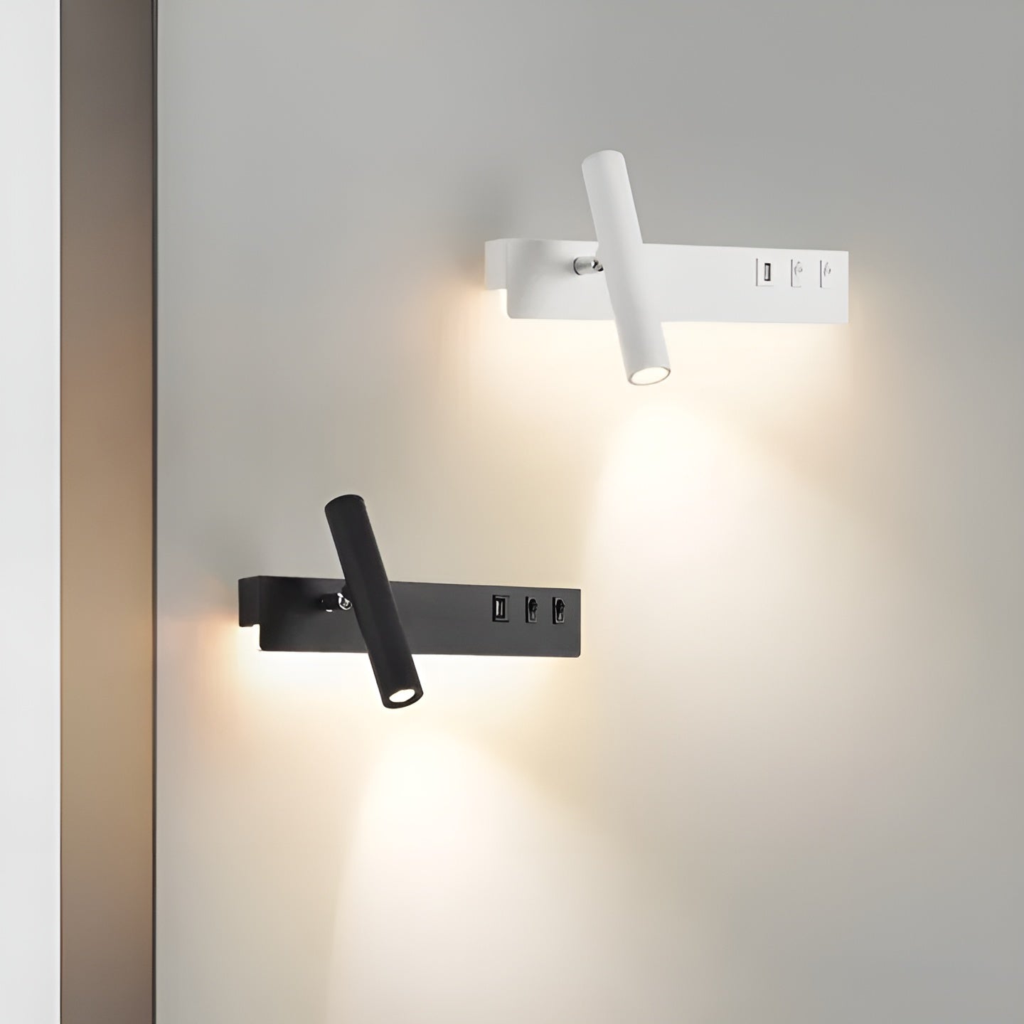 NordicBright Light - Nordic LED Vägglampa med Switch