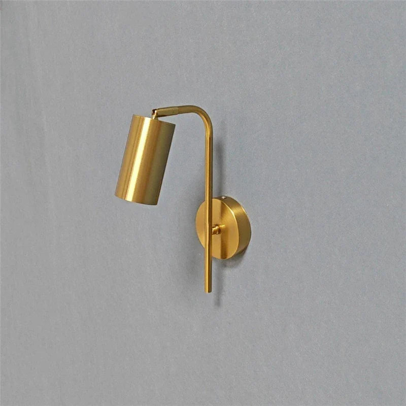 NordicLuxe - Guld Vägglampor Modern Sovrum Lampa för Läsning