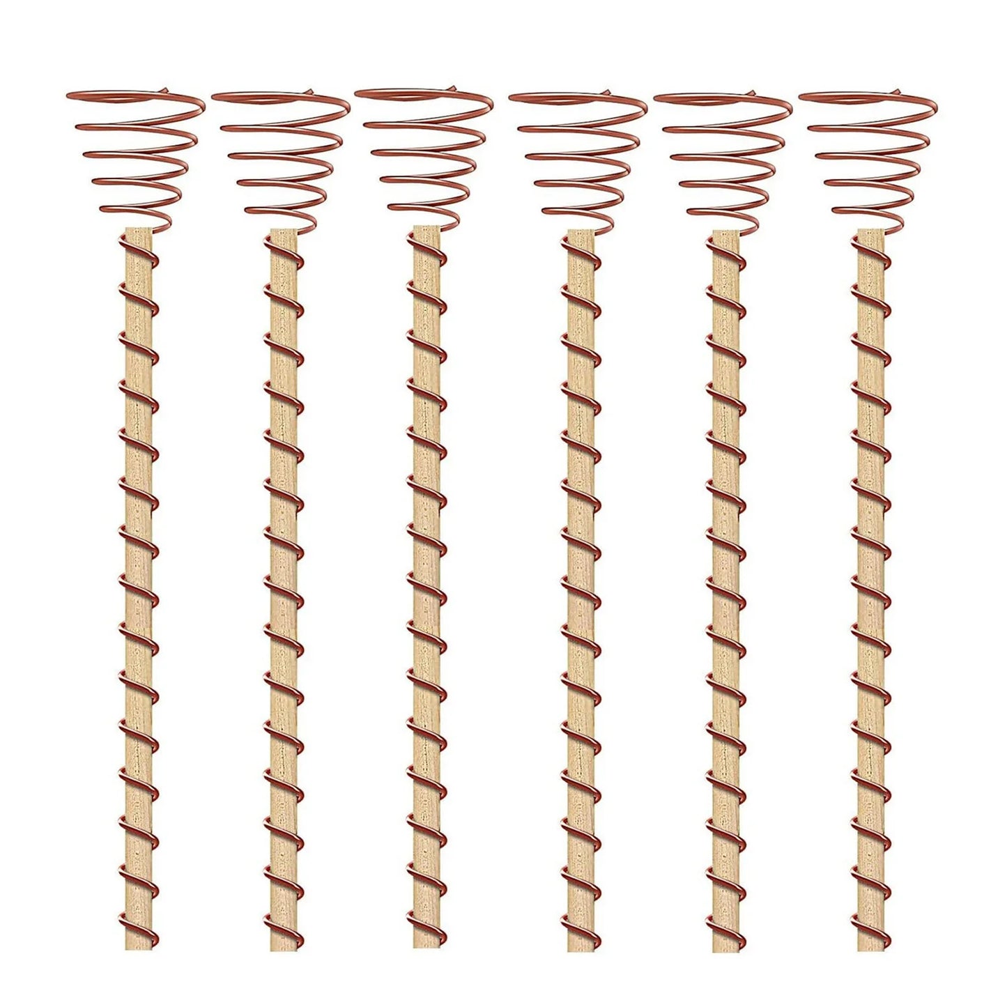 Carvallo Elektrokultur växtantenner | Koppar-växtstänger för trädgård och krukväxter | Främjande av växttillväxt utan gödningsmedel